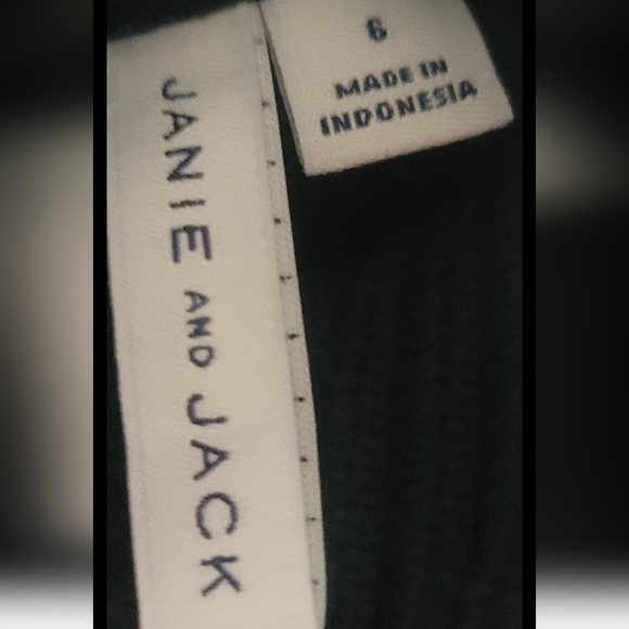 Janie and Jack Navy and White Train Sweater - Picture 4 of 5